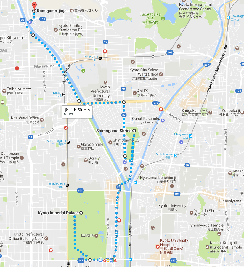 Aoi-festival route