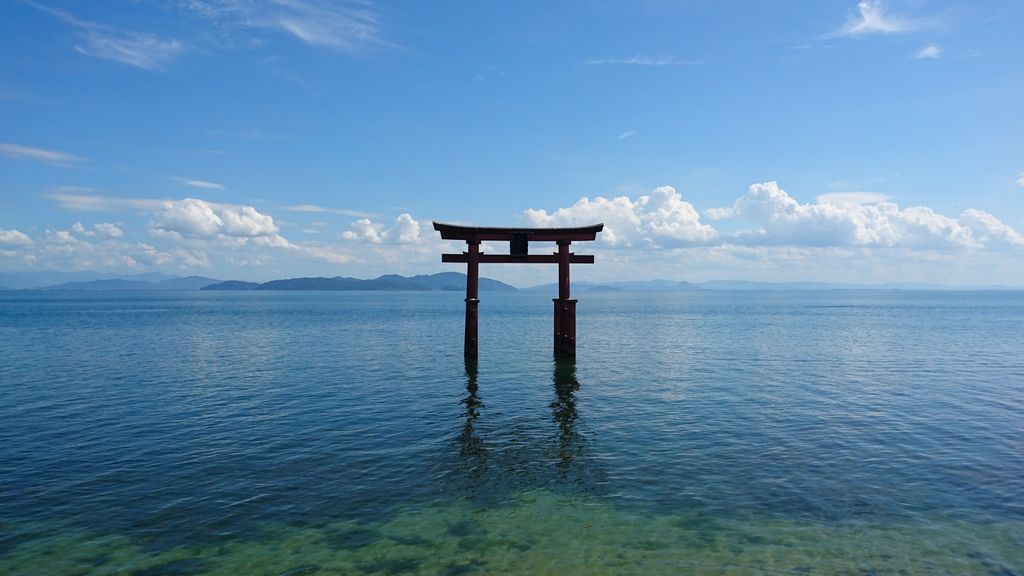 shirahige shrine Lake Biwa 