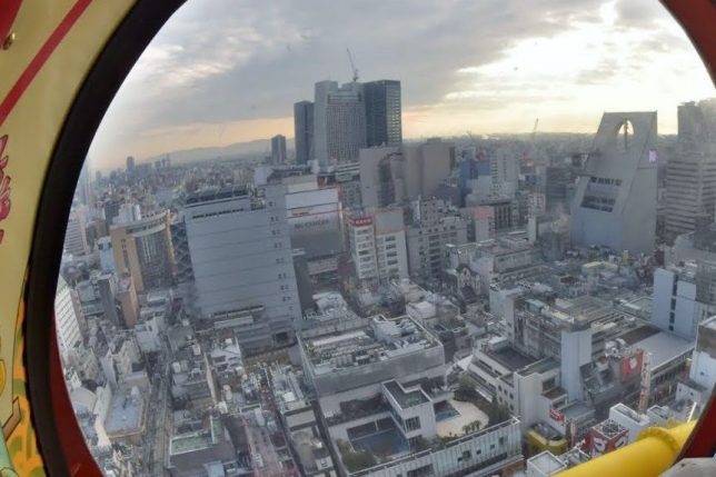 a view from the ebisu tower