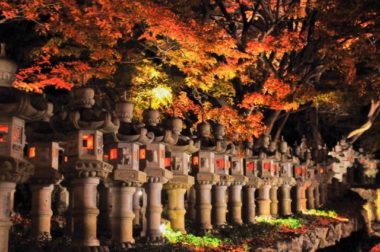 katsuo-ji stone lanterns
